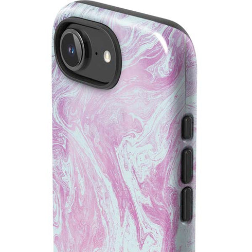 Blue and Purple Marble iPhone 16e Impact Case