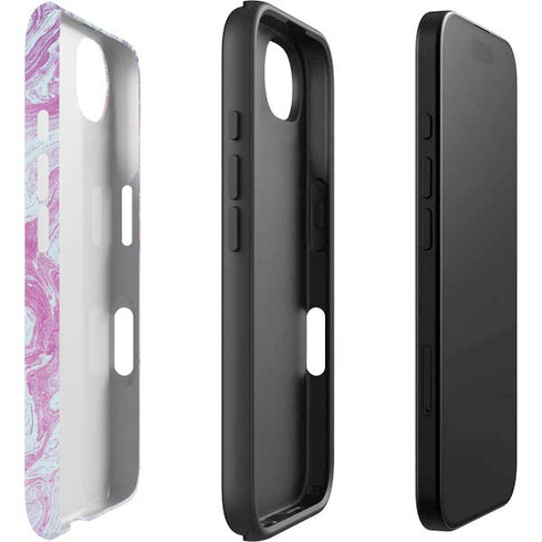 Blue and Purple Marble iPhone 16e Impact Case