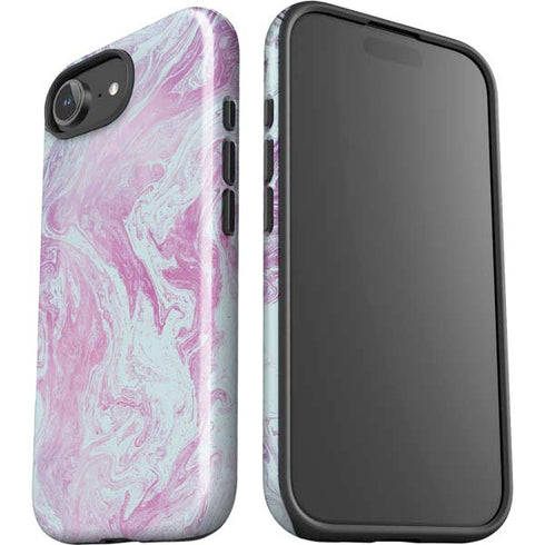 Blue and Purple Marble iPhone 16e Impact Case