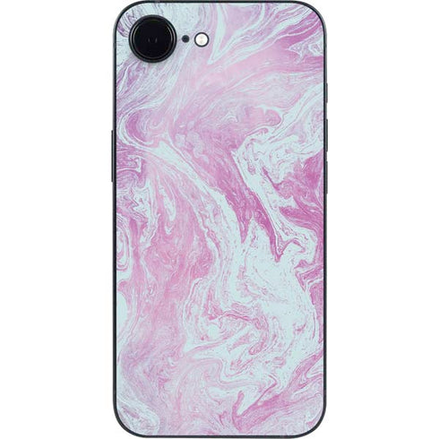 Blue and Purple Marble iPhone 16e Skin