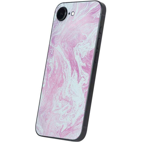 Blue and Purple Marble iPhone 16e Skin