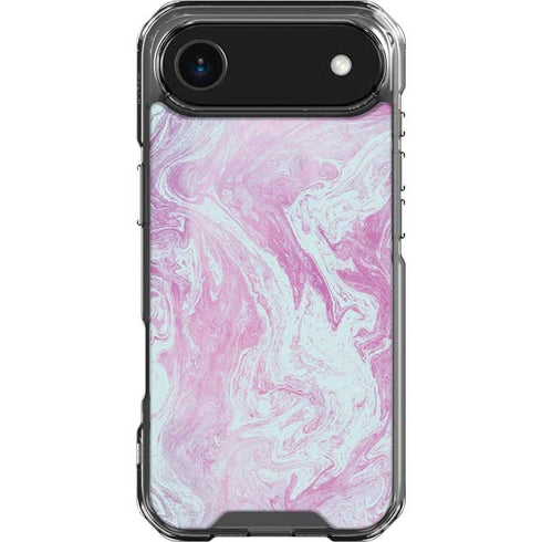 Blue and Purple Marble iPhone 17 Air Clear Case