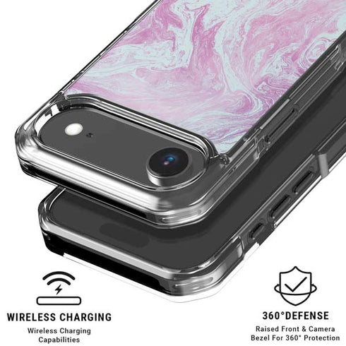 Blue and Purple Marble iPhone 17 Air MagSafe Case
