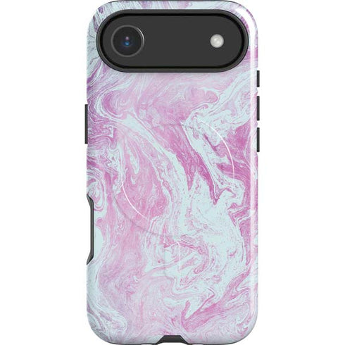 Blue and Purple Marble iPhone 17 Air Magsafe Impact Case