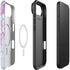 Blue and Purple Marble iPhone 17 Air Magsafe Impact Case