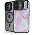 Blue and Purple Marble iPhone 17 Kickstand Case