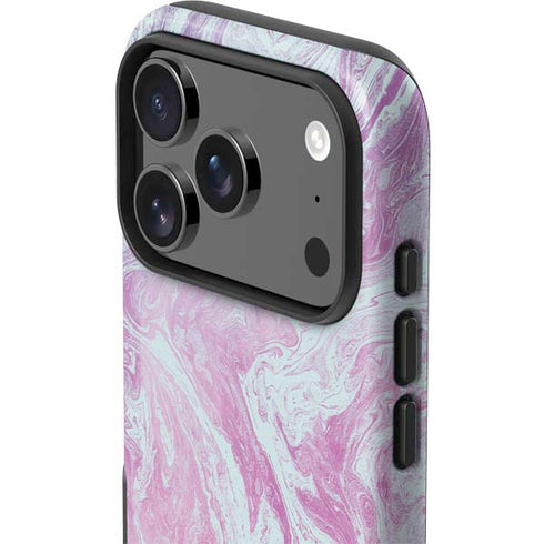 Blue and Purple Marble iPhone 17 Pro Impact Case