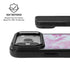 Blue and Purple Marble iPhone 17 Pro Kickstand Case