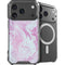 Blue and Purple Marble iPhone 17 Pro MagSafe Case