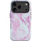 Blue and Purple Marble iPhone 17 Pro Magsafe Impact Case