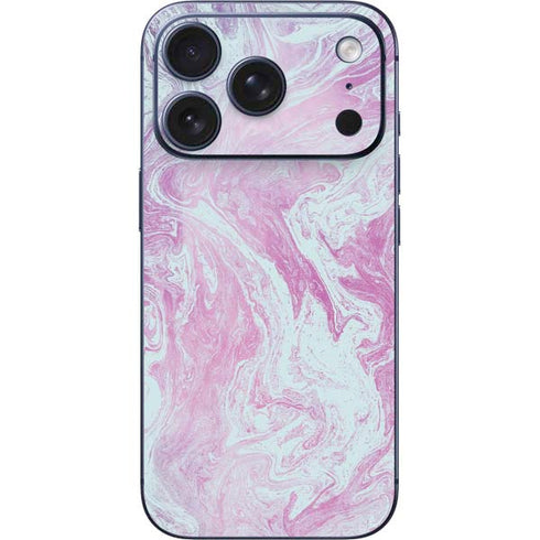 Blue and Purple Marble iPhone 17 Pro Skin