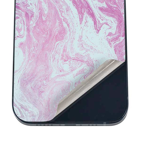 Blue and Purple Marble iPhone 17 Skin