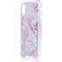 Blue and Purple Marble iPhone XS Clear Case