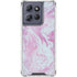 Blue and Purple Marble Moto G 5G (2025) Clear Case