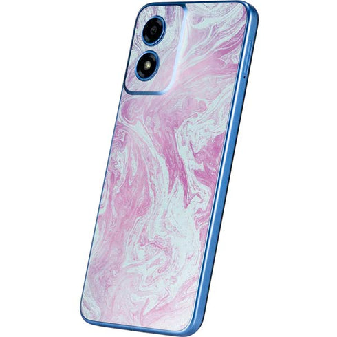 Blue and Purple Marble Moto G Play 4G (2024) Skin
