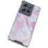 Blue and Purple Marble Moto G Play 5G (2025) Clear Case