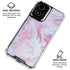 Blue and Purple Marble Moto G Power 5G (2024) Clear Case