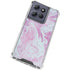 Blue and Purple Marble Moto G Stylus 5G (2025) Clear Case