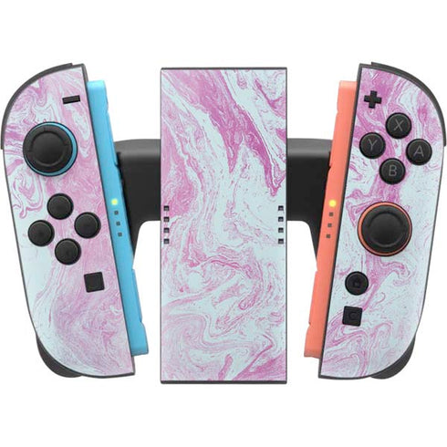 Blue and Purple Marble Nintendo Switch 2 (2025) Joy-Con Controller Skin