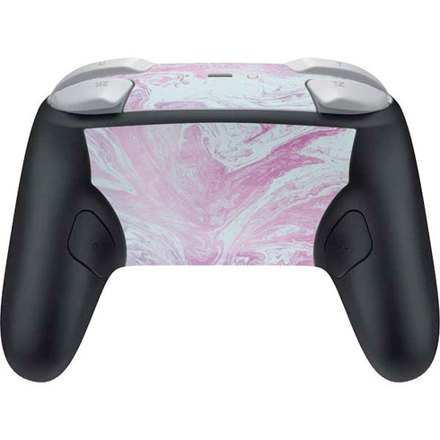 Blue and Purple Marble Nintendo Switch 2 (2025) Pro Controller Skin