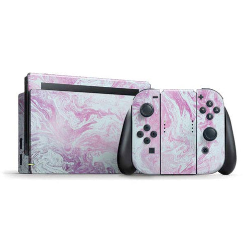 Blue and Purple Marble Nintendo Skins