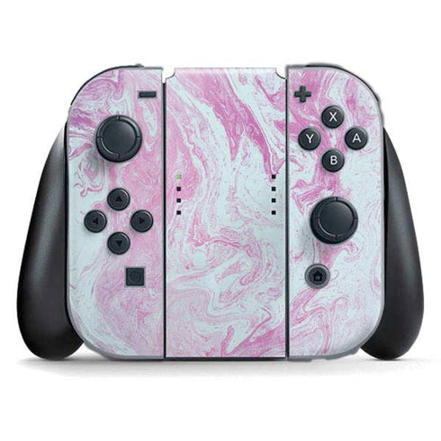 Blue and Purple Marble Nintendo Skins