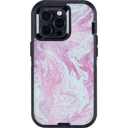 Blue and Purple Marble Otterbox Defender iPhone Skin
