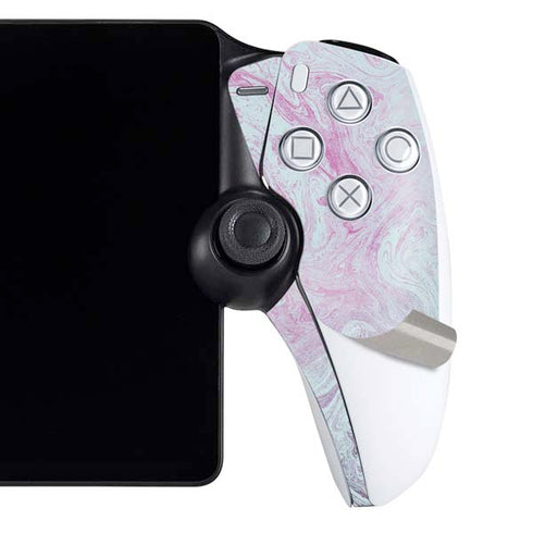 Blue and Purple Marble PlayStation Portal Remote Player Skin