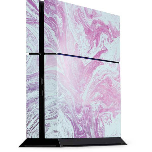 Blue and Purple Marble PlayStation PS4 Skins