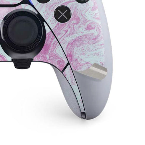 Blue and Purple Marble PS5 DualSense Edge Pro Controller Skin