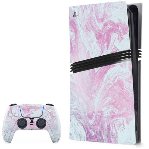 Blue and Purple Marble PlayStation PS5 Skins