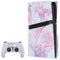 Blue and Purple Marble PS5 Pro Disk Bundle Skin