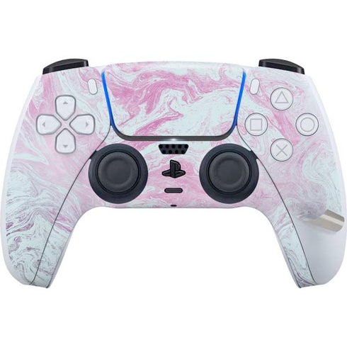 Blue and Purple Marble PS5 Pro Disk Bundle Skin