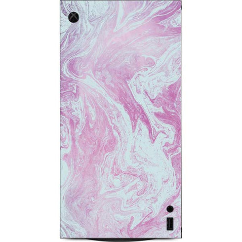 Blue and Purple Marble XBox Series X Digital Edition Console Skin