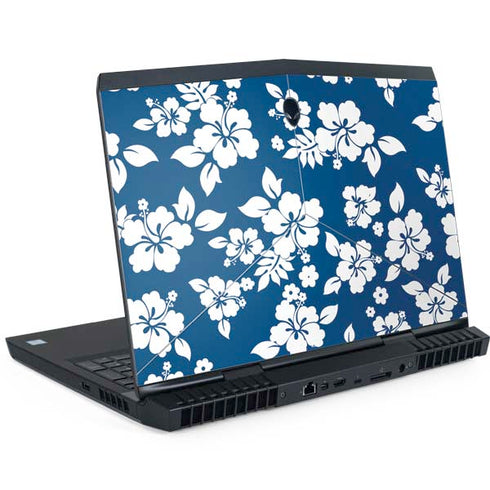 Blue and White Dell Alienware Skin
