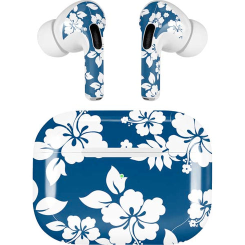 Blue and White AirPods Skins