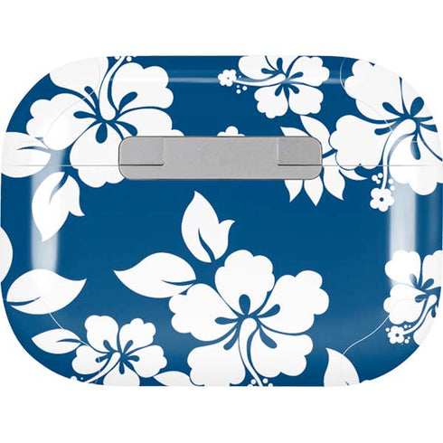Blue and White AirPods Skins