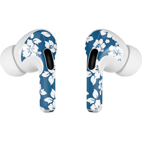 Blue and White AirPods Skins