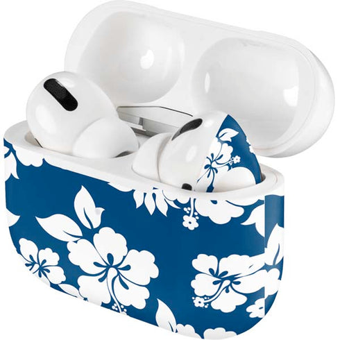 Blue and White AirPods Skins
