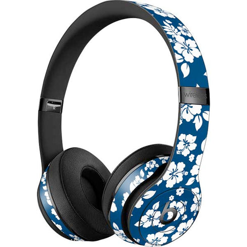Blue and White Beats Solo 3 Wireless Skin