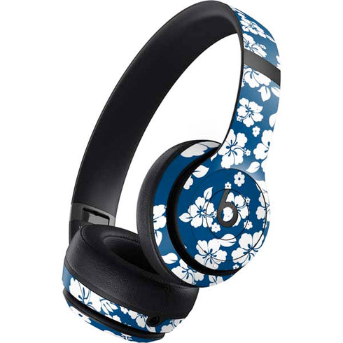 Blue and White Beats Studio Pro Wireless Headphones Skin