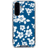 Blue and White Galaxy A36 5G Clear Case