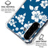 Blue and White Galaxy A36 5G Clear Case