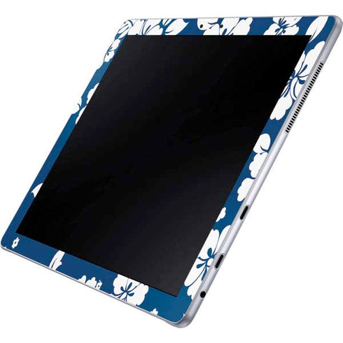 Blue and White Galaxy Book 12in Skin