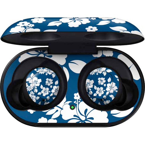 Blue and White Galaxy Buds Skin