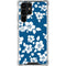 Blue and White Galaxy S23 Ultra Clear Case