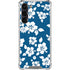 Blue and White Galaxy S24 FE Clear Case