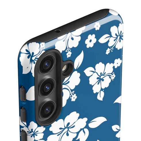 Blue and White Galaxy S25 Impact Case