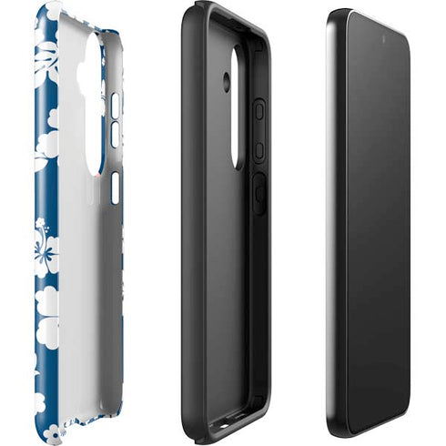 Blue and White Galaxy S25 Impact Case