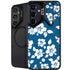 Blue and White Galaxy S25 Kickstand Case